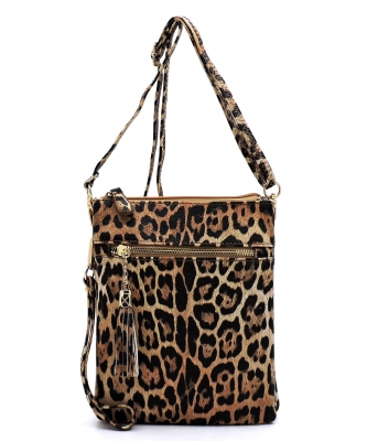 Leopard Crossbody Bag LE022 TAN